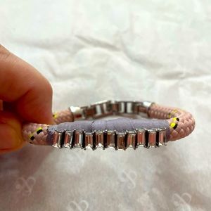 Stella & Dot Know The Ropes Blush Pink Bracelet